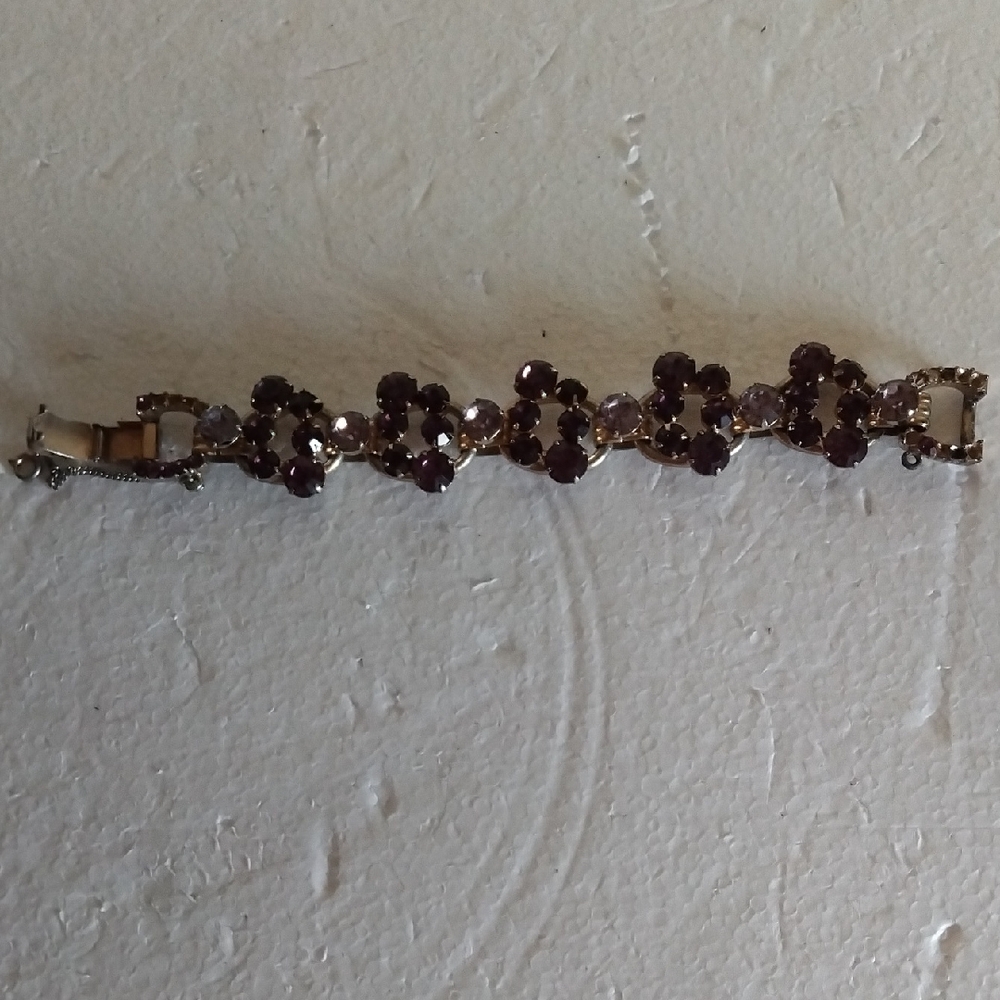 Antique Rhinestone Bracelet